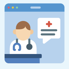 Icono de consulta médica de AI Phone