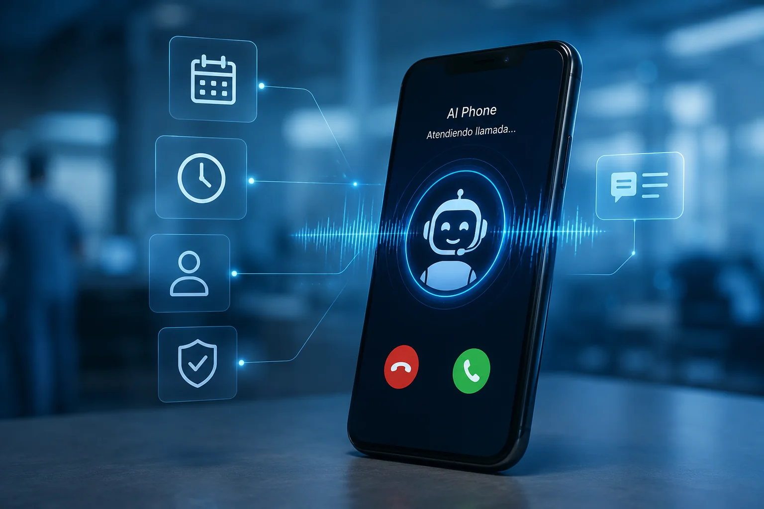 AI Phone conectado con información de Top Doctors